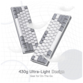 Redragon K617 Fizz 60% RGB Red Switches (White/Gray)