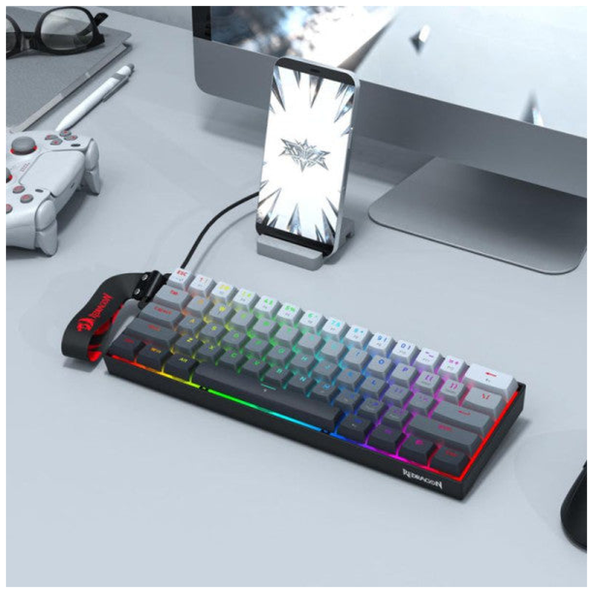 Redragon K617 HE FIZZ 60% Hyper Magnetic Switch