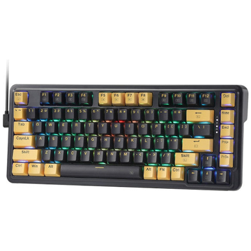 Redragon K649 78% Wired Mechanical Keyboard (Black/Yellow)