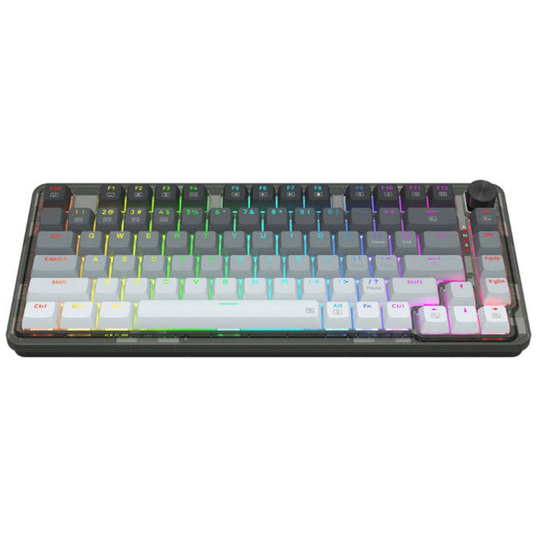 Redragon K673 PRO 75% Wireless RGB Red Switches (Gradient Gray)