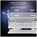 Redragon K673 PRO 75% Wireless RGB Red Switches (Gradient Gray)