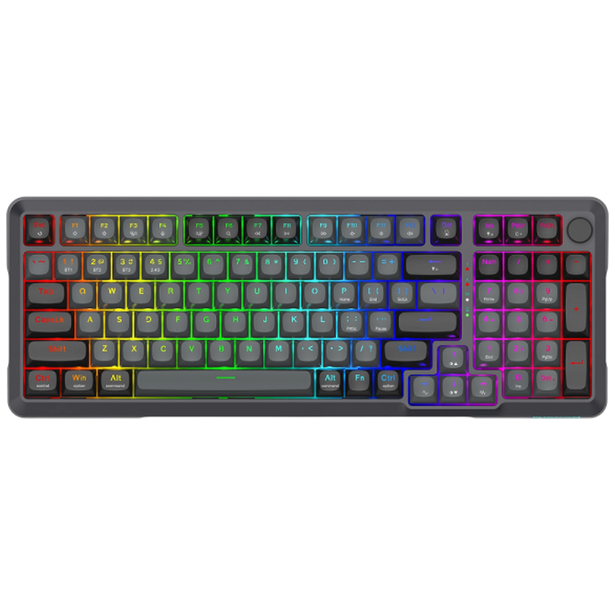 Redragon K688 Pro Wireless Mechanical Keyboard (Black/Gray)