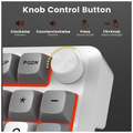 Redragon K688 Pro Wireless Mechanical Keyboard (White/Gray/Black)