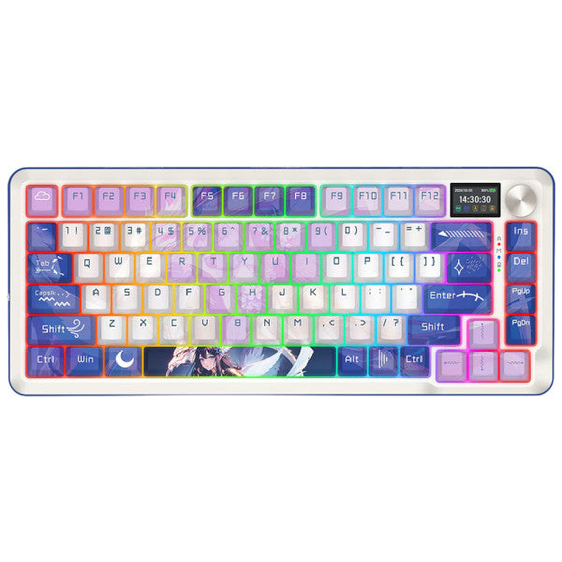 Redragon K708 Pro LCD Wireless Mechanical Keyboard (Anime)