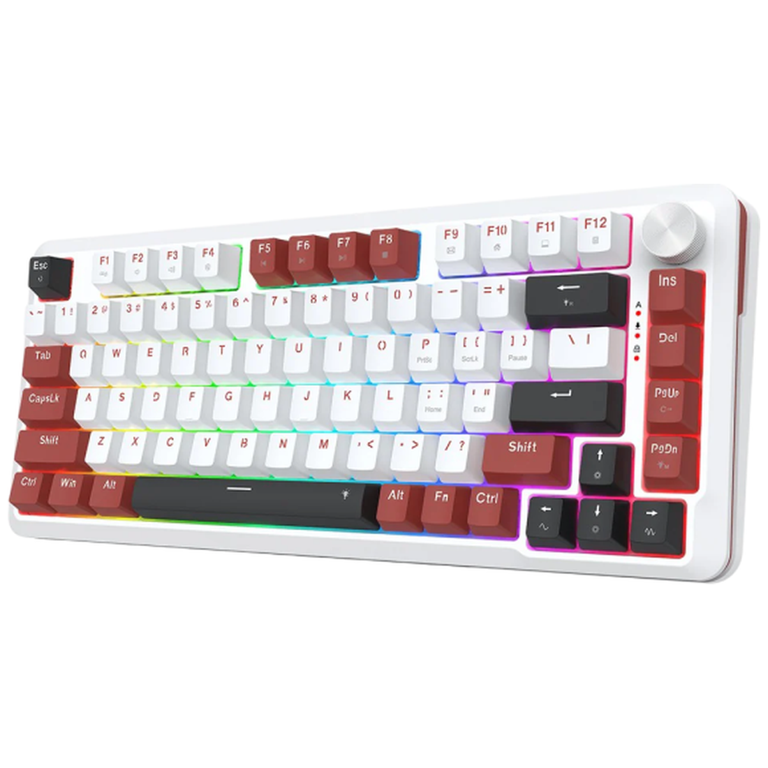 Redragon K721 Rapid Trigger Wired Mechanical Keyboard (Burgundy Red)
