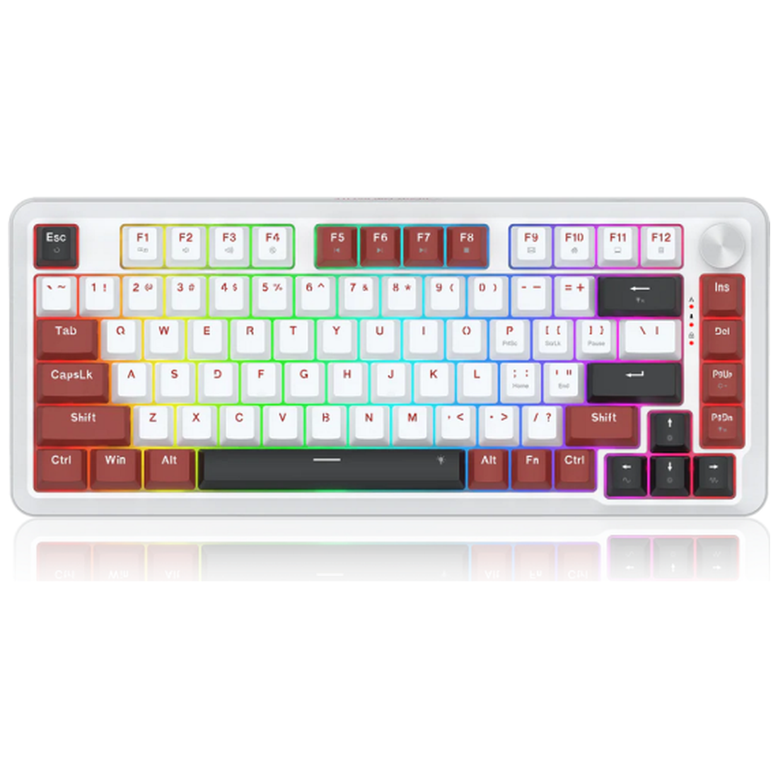 Redragon K721 Rapid Trigger Wired Mechanical Keyboard (Burgundy Red)