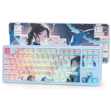 Redragon K728 Antonium Pro Wireless Mechanical Keyboard (Nova Azure)