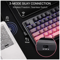 Redragon K728 Antonium Pro Wireless Mechanical Keyboard (Tide Pink)