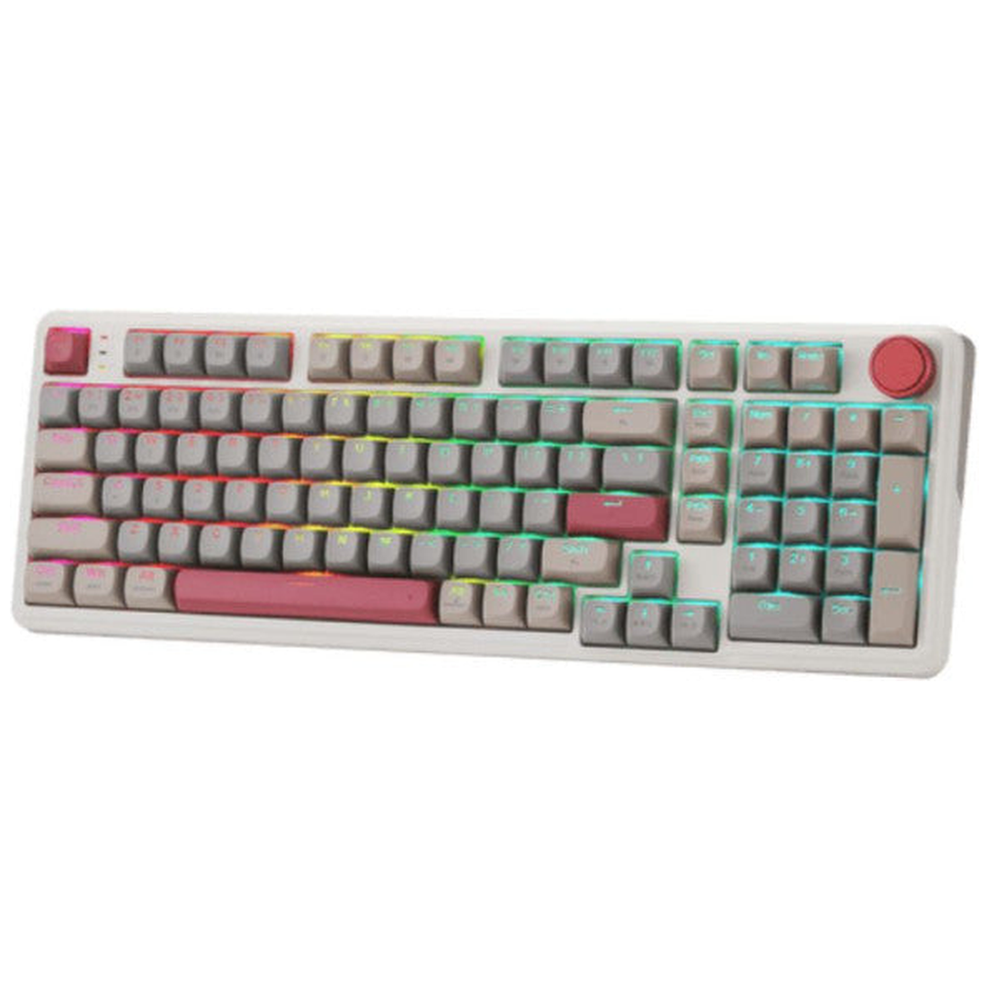 Redragon K768 Tri-mode Wireless Gasket RGB Gaming Keyboard, (Retro Cocoa)