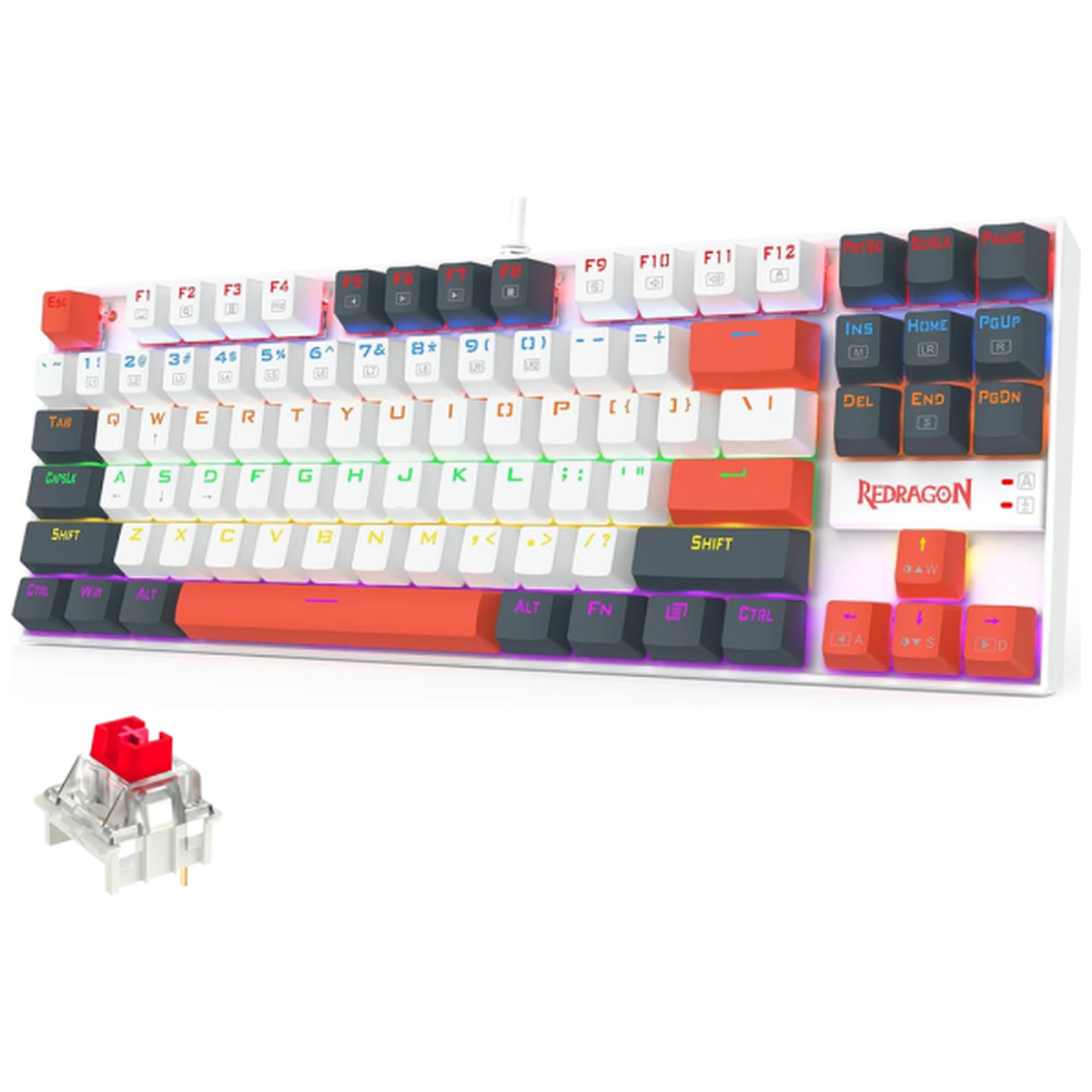 Redragon Kumara K552WLR TKL RGB (Outemu Red Switches)