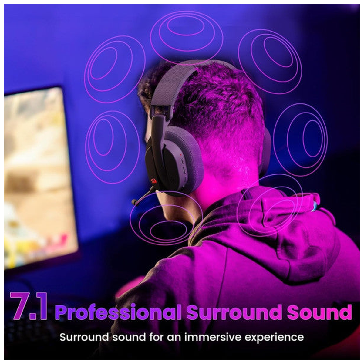 Redragon LUCE H888 Wireless Gaming Headset