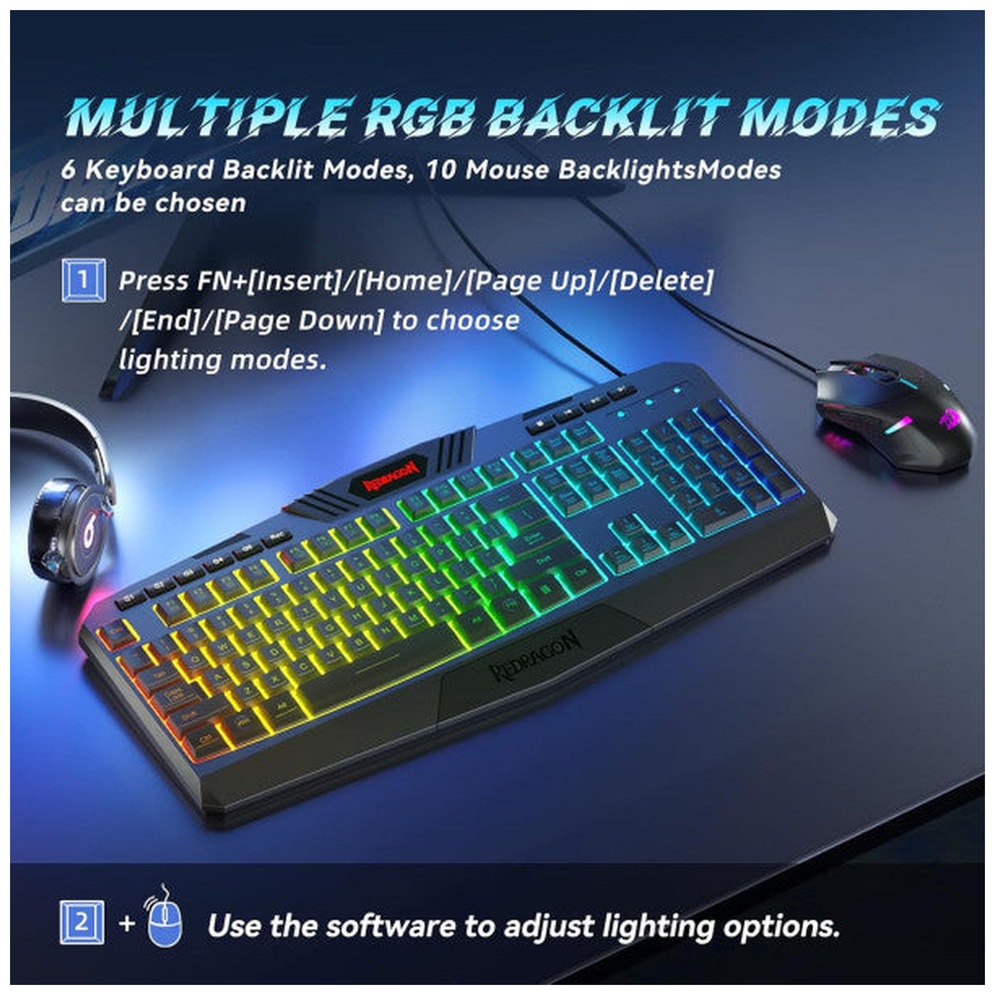 Redragon S101-5 Combo 2in1