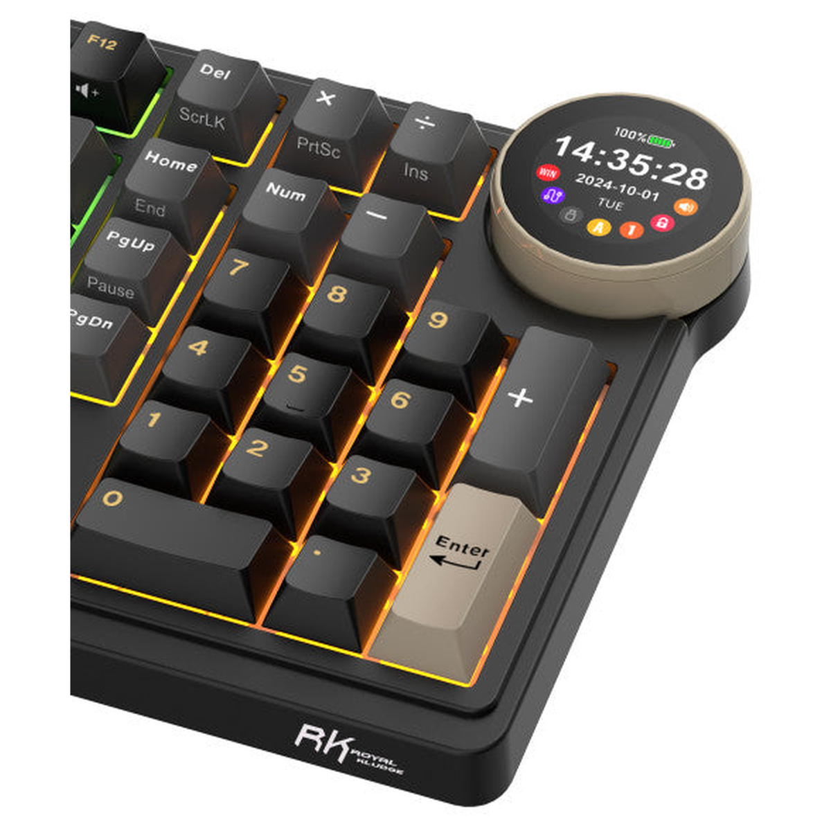 Royal Kludge RK N99 Phantom - Violet Switch (US Qwerty)