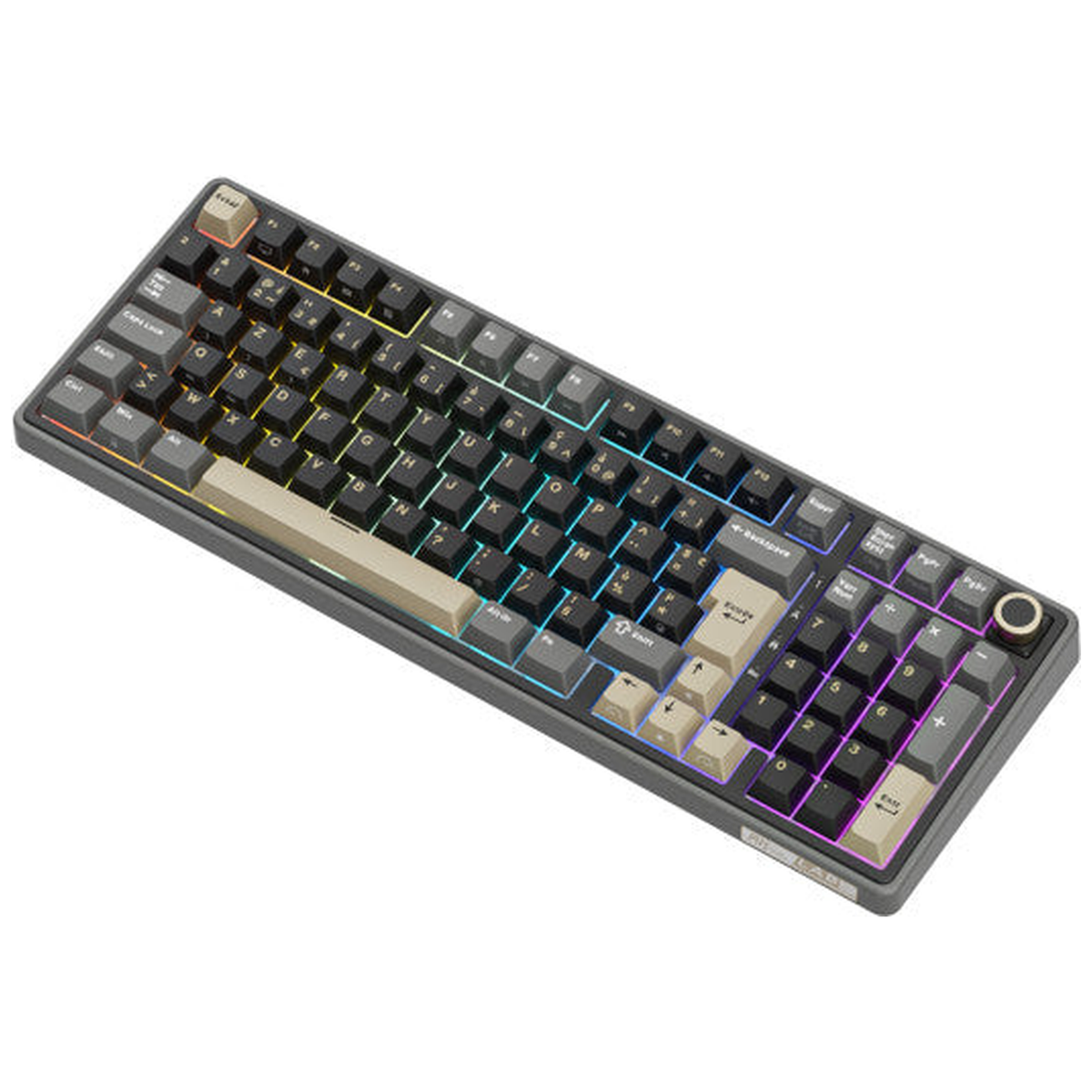 Royal Kludge RK R98Pro Phantom - Beige Switch (FR Azerty)
