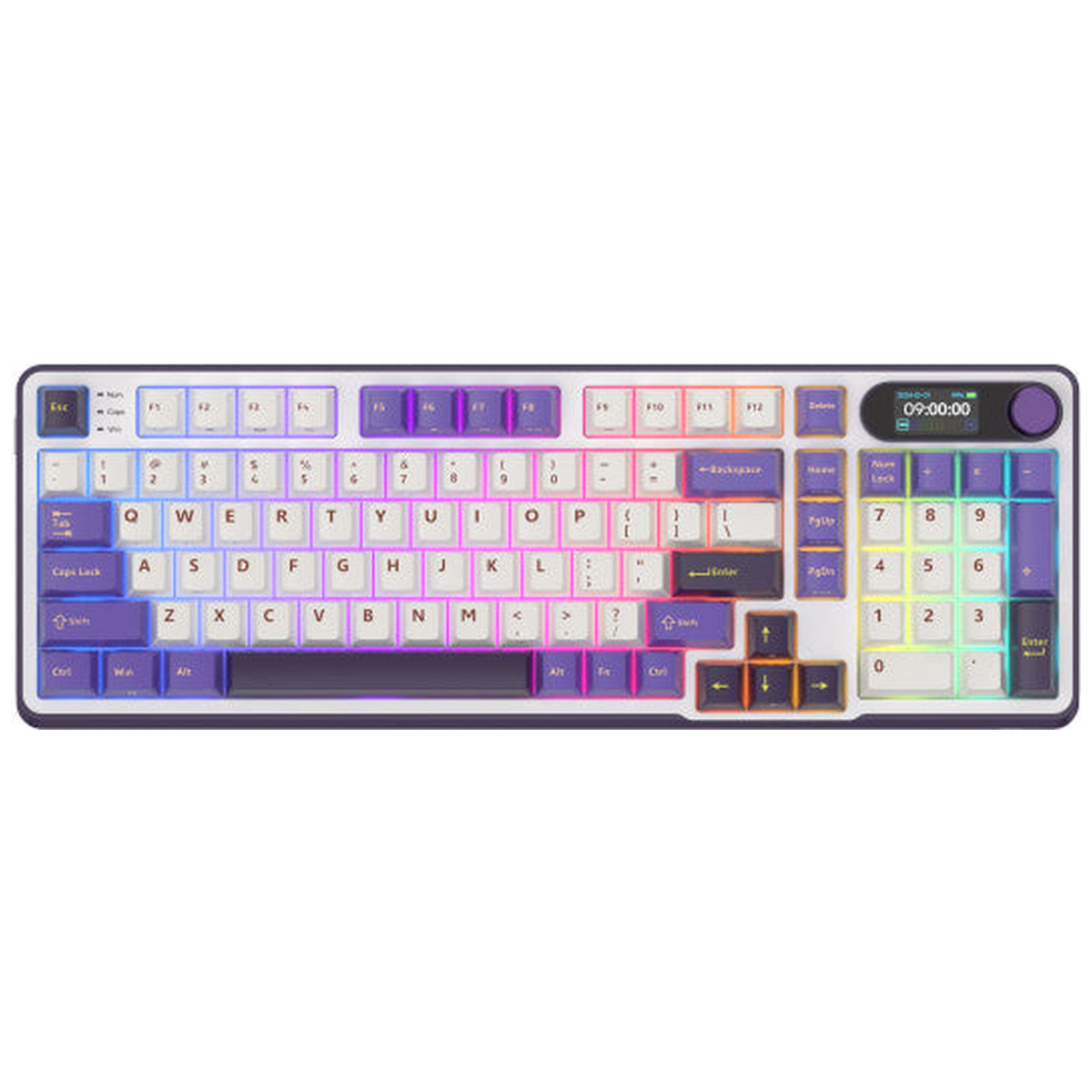 Royal Kludge RK-S98 Blackberry Mousse - Cream Switch (FR Azerty)