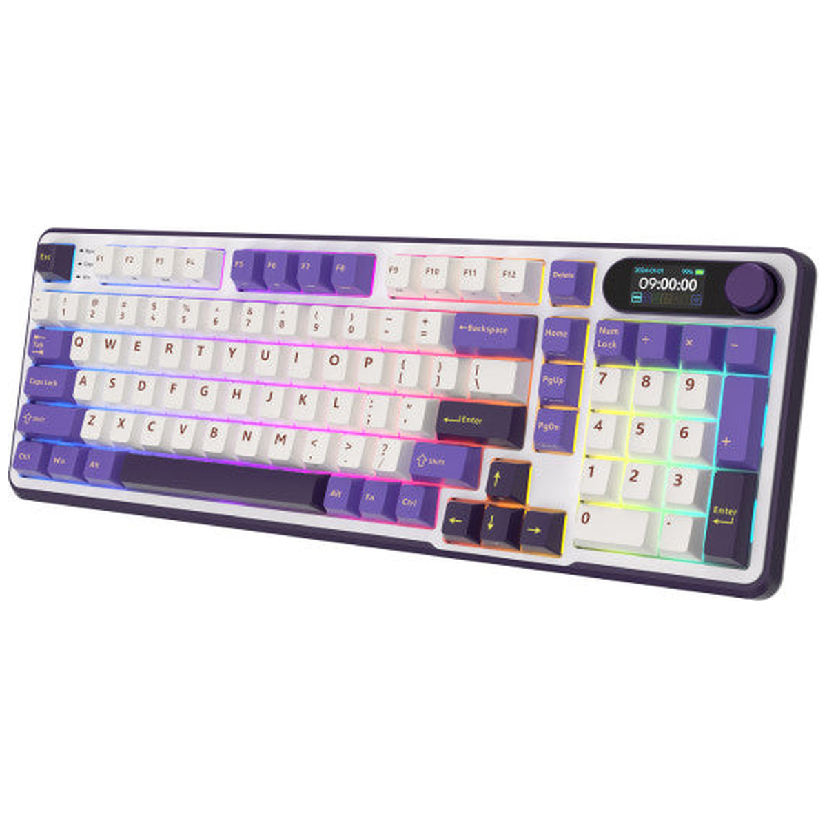 Royal Kludge RK-S98 Blackberry Mousse - Cream Switch (FR Azerty)