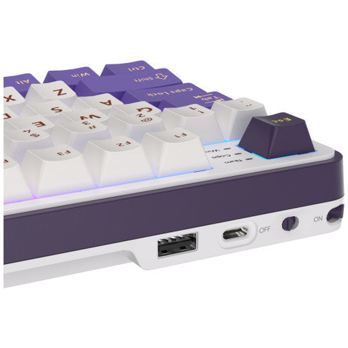 Royal Kludge RK-S98 Blackberry Mousse - Cream Switch (FR Azerty)