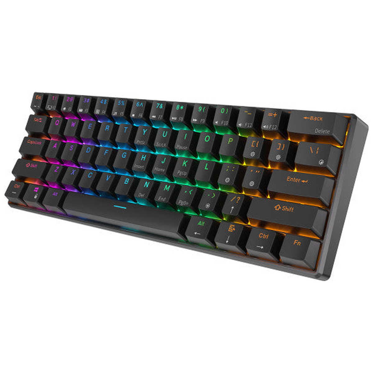 Royal Kludge RK61 Black - Red Switch (US Qwerty)