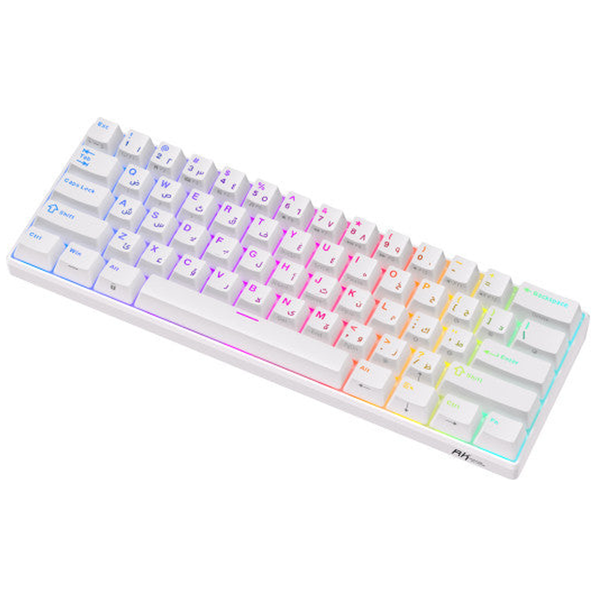 Royal Kludge RK61 White - Blue Switch (US Qwerty)