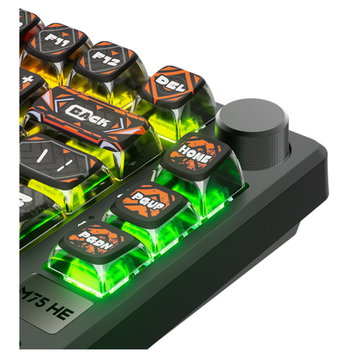 Royal Kludge RKM75 HE Hephaestus - Mint Switch (UK Qwerty)