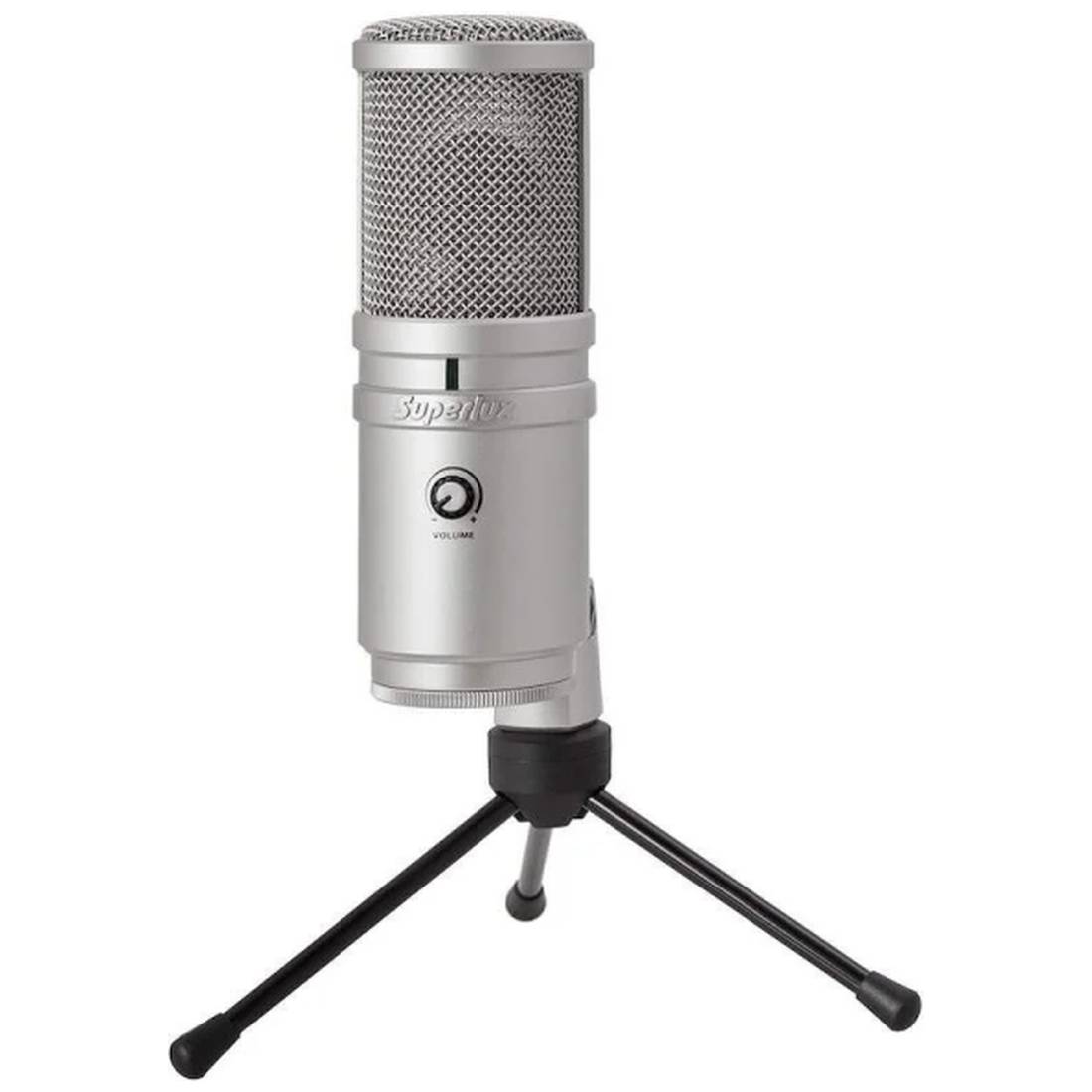 SUPERLUX E205U USB MICROPHONE STUDIO USB AVEC SUPPORT DE TABLE INCLUS