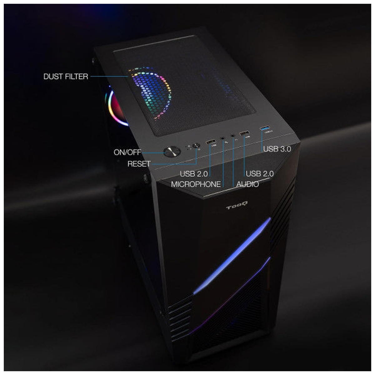 TooQ TQGCC102-B BIOHAZARD Black