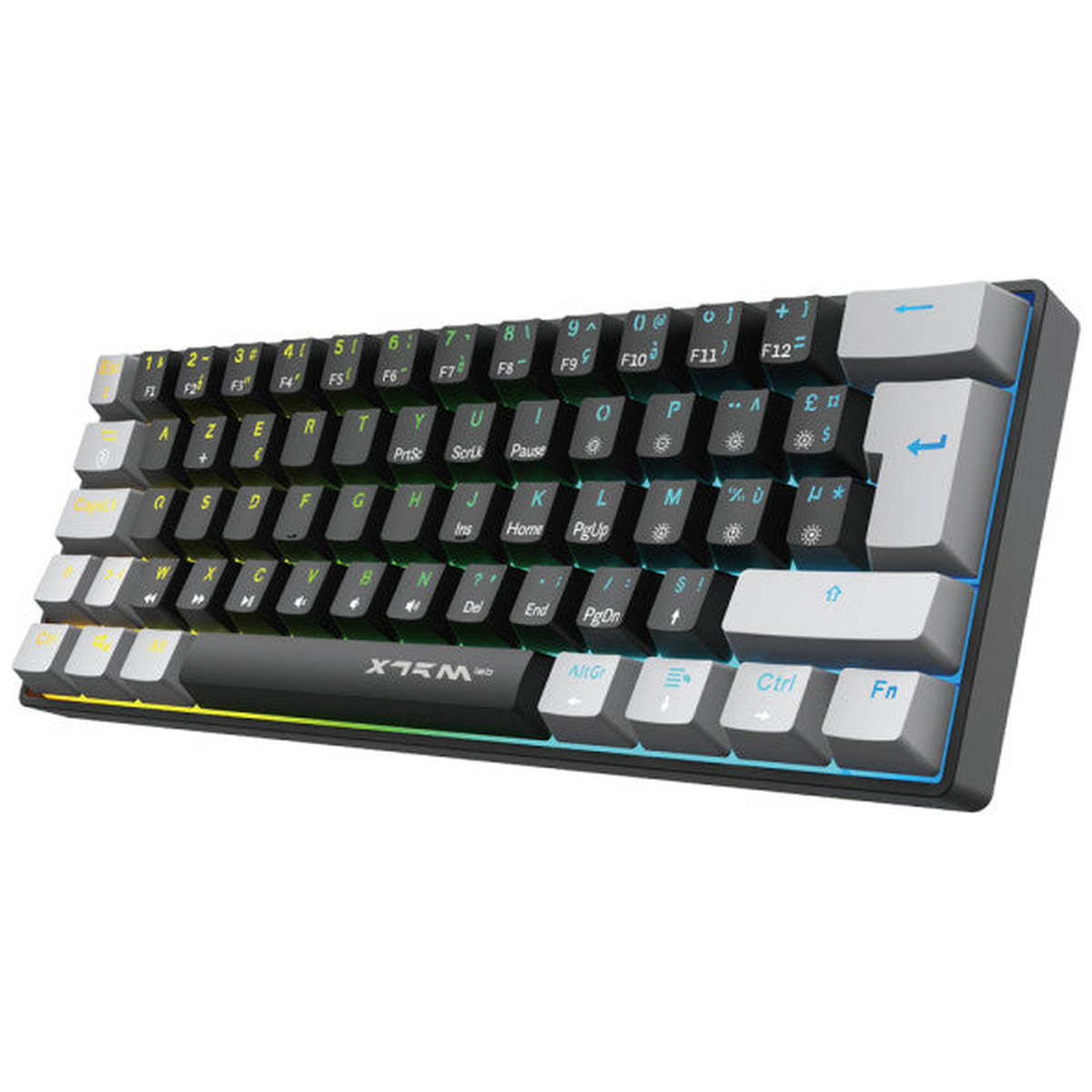 XTRMLAB Vortex Mini Black/Light Grey (Red Switch)