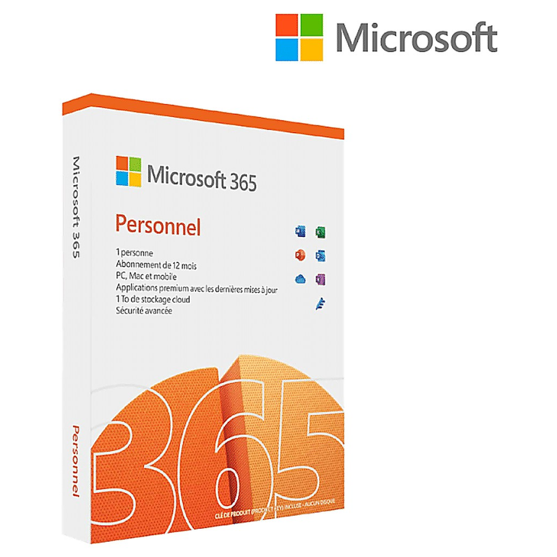 Microsoft MS365 Personnel Français – 1 an – 1PC