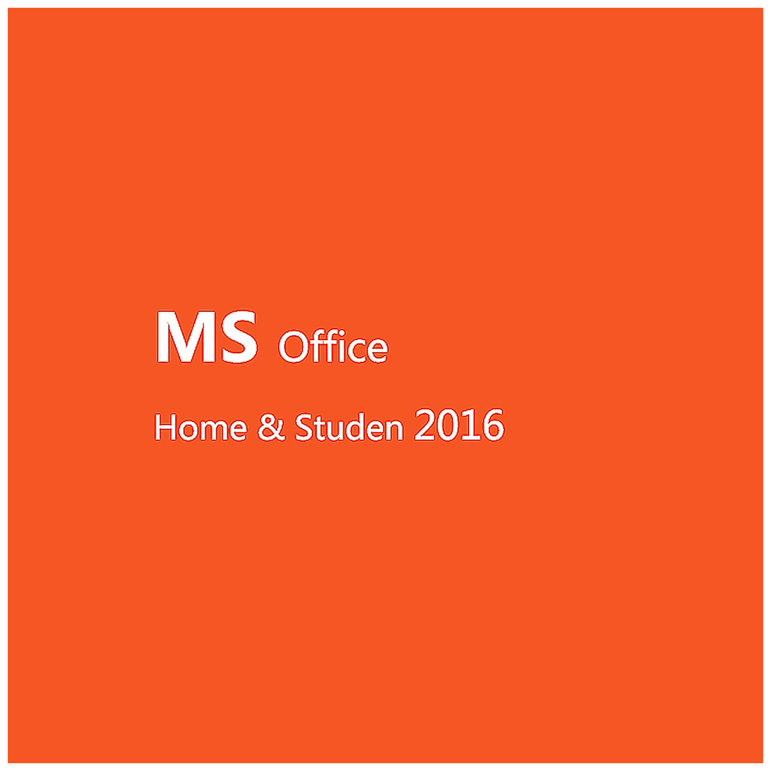 Microsoft Office 2016 Home and Student - Clés Officielles Boîte