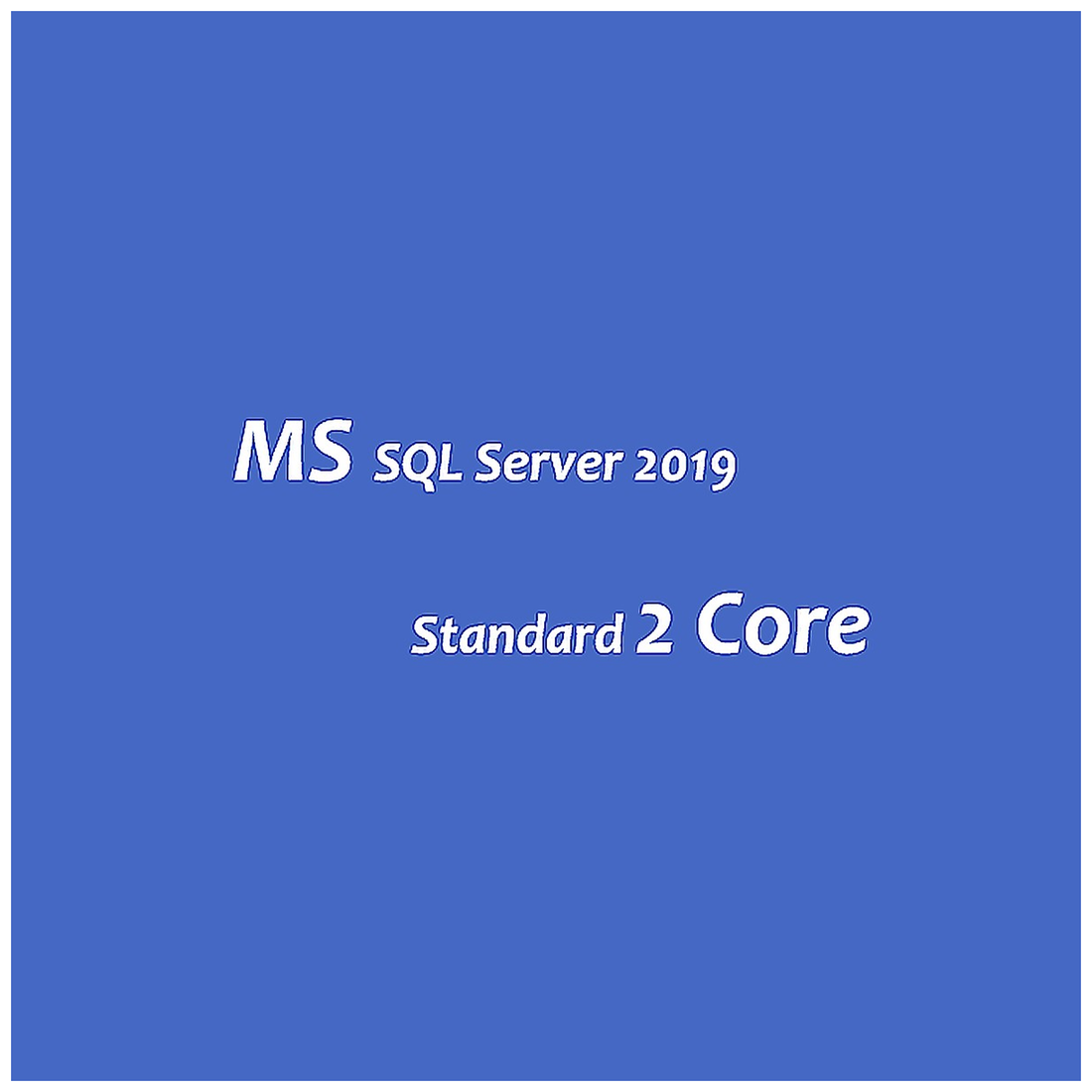 Microsoft SQL Server 2019 Standard 2 Cœurs - Clés Officielles Boîte