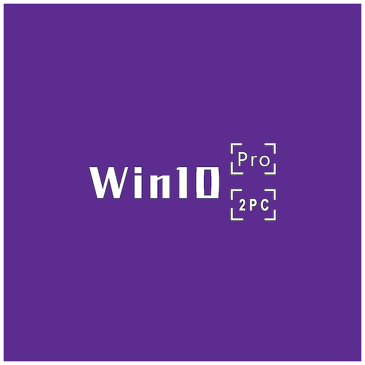 Microsoft Win 10 Pro Professional KEY (32/64 Bit) (2 PC) - Clés Officielles Boîte