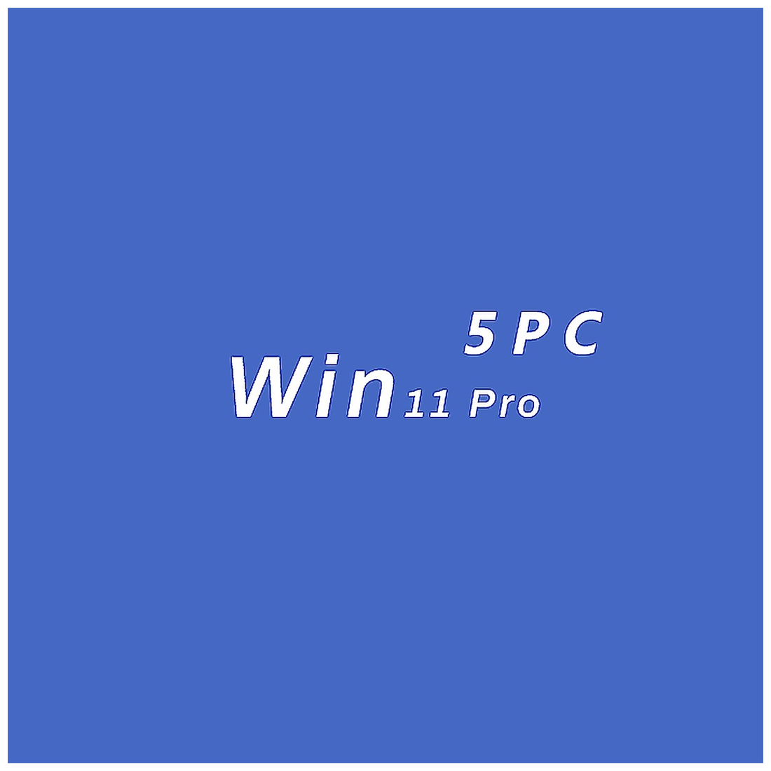 Microsoft Win 11 Pro OEM KEY GLOBAL(5PC) - Clés Officielles Boîte