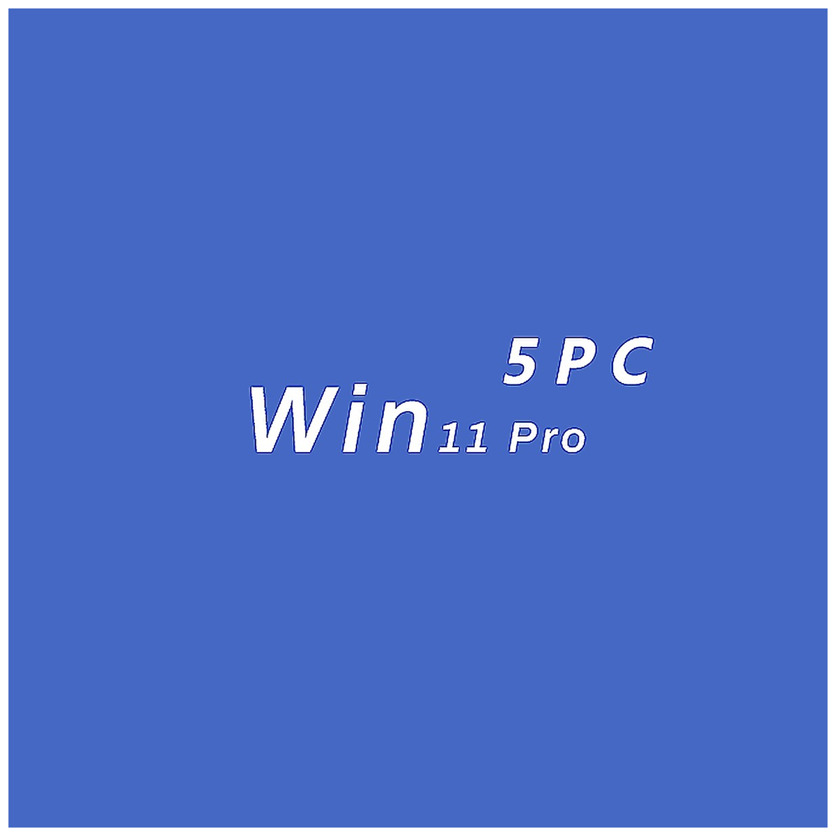 Microsoft Win 11 Pro OEM KEY GLOBAL(5PC) - Clés Officielles Boîte