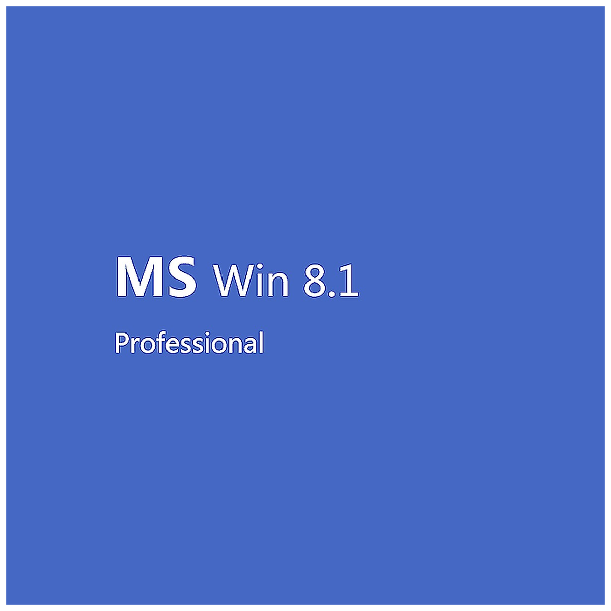 Microsoft Win 8.1 Pro Professional KEY (32/64 Bit) - Clés Officielles Boîte