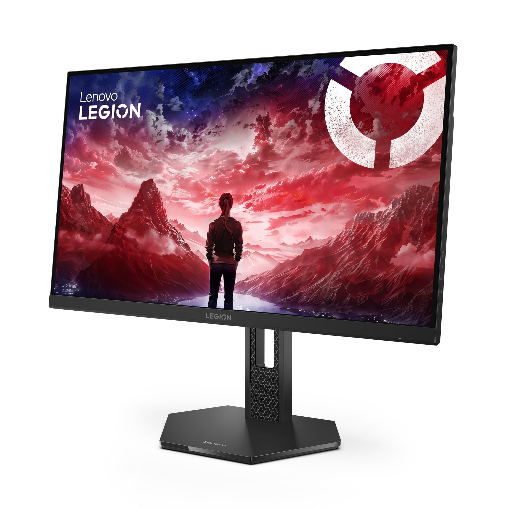Moniteur Lenovo Legion 27U-10 27" UHD IPS 160Hz - Rear Right (3/4 POV)