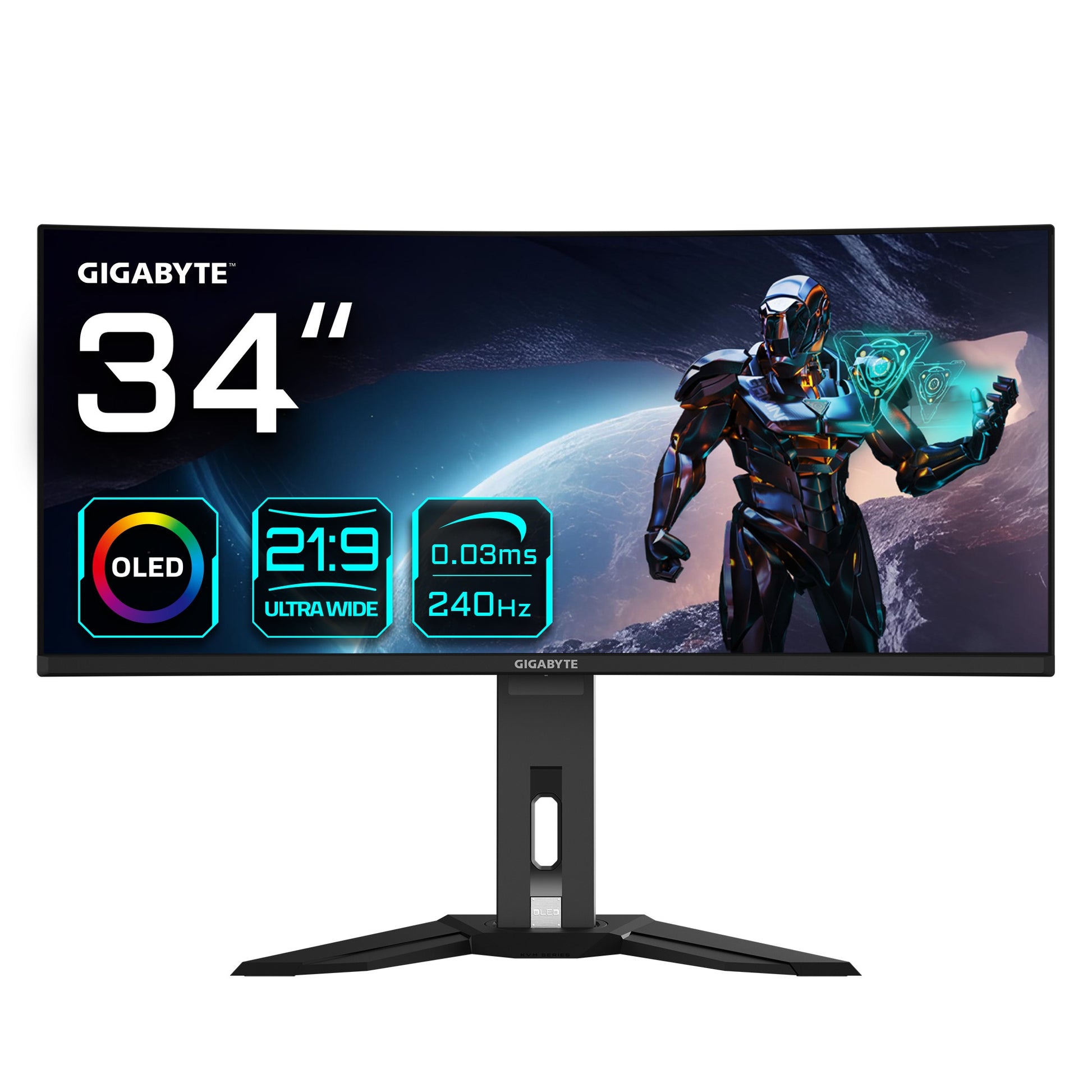 Moniteur Lenovo Pro Pro GTG 34" UWQHD OLED 240Hz - Front (Face)
