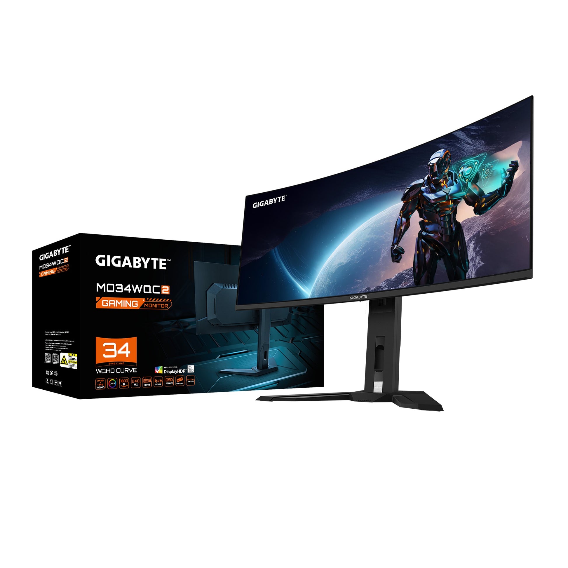 Moniteur Lenovo Pro Pro GTG 34" UWQHD OLED 240Hz - Top