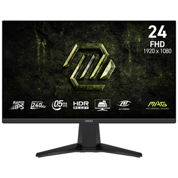 Moniteur MSI MAG 245F X24 LCD 24" FHD VA 240Hz - vue de face