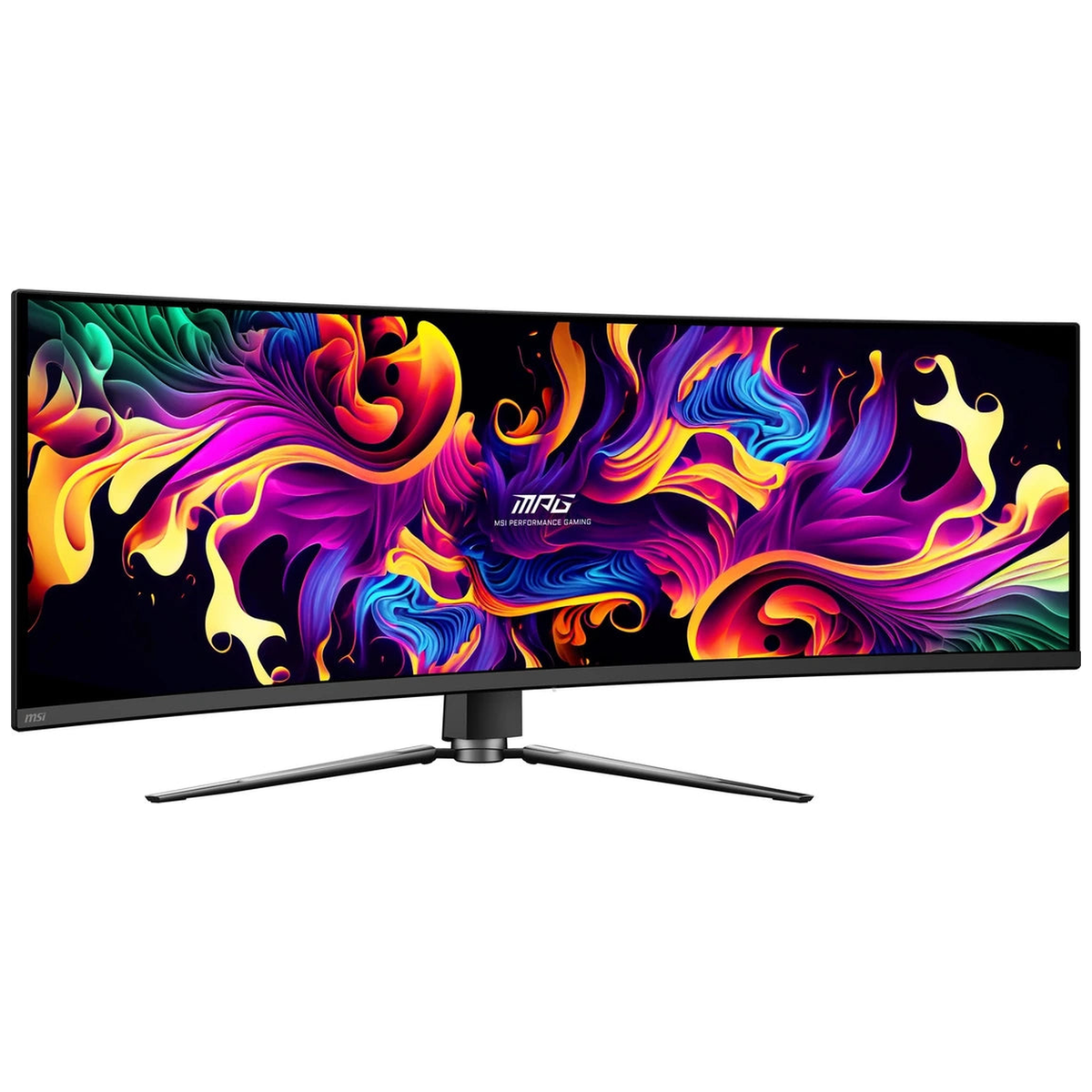Moniteur MSI MPG 491CQPX 49" DQHD QD-OLED 240Hz - vue arrière