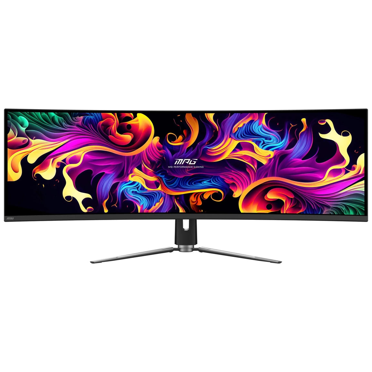 Moniteur MSI MPG 491CQPX 49" DQHD QD-OLED 240Hz - vue latérale