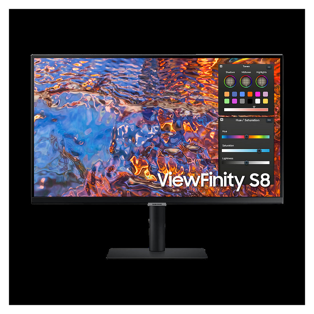 Moniteur Samsung Moniteur Flat ViewFinity S8 S80PB 27'' 16:9 3-Borderless HAS USB-C 12M 4K LED IPS - Front (Face)