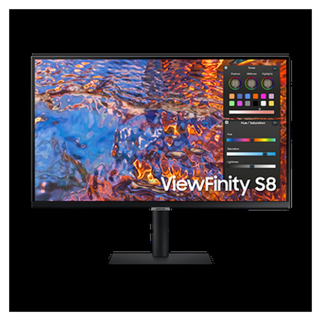 Moniteur Samsung Moniteur Flat ViewFinity S8 S80PB 27'' 16:9 3-Borderless HAS USB-C 12M 4K LED IPS - Front (Face)