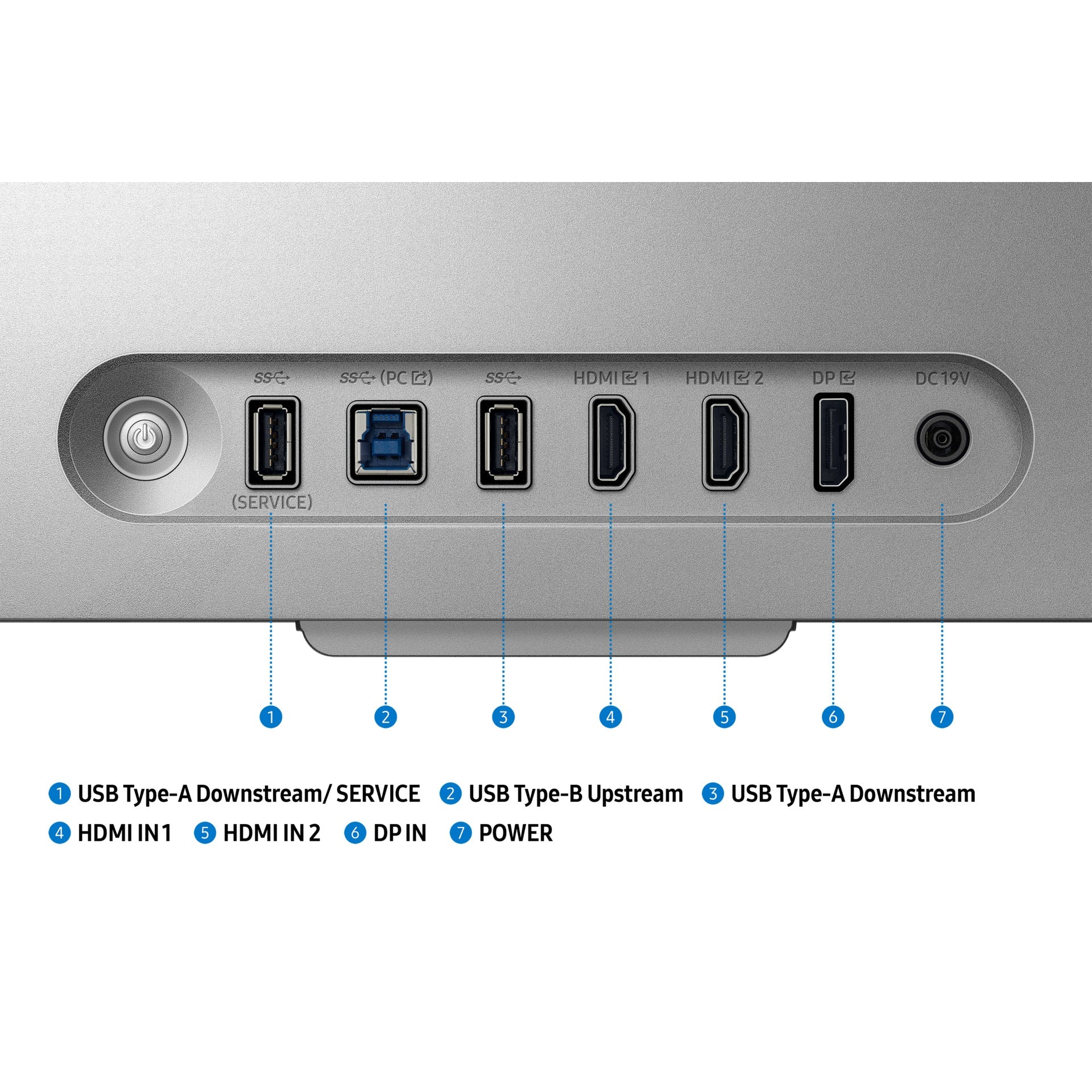 Moniteur Samsung Moniteur Smart Odyssey 3D G90XF Monito 27" 4K LED 165Hz - Front (Face)