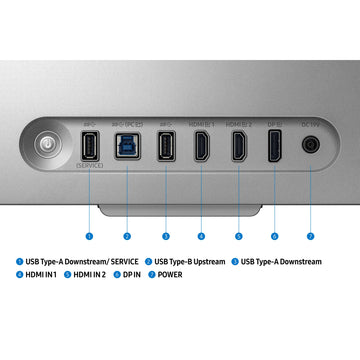 Moniteur Samsung Moniteur Smart Odyssey 3D G90XF Monito 27" 4K LED 165Hz - Front (Face)