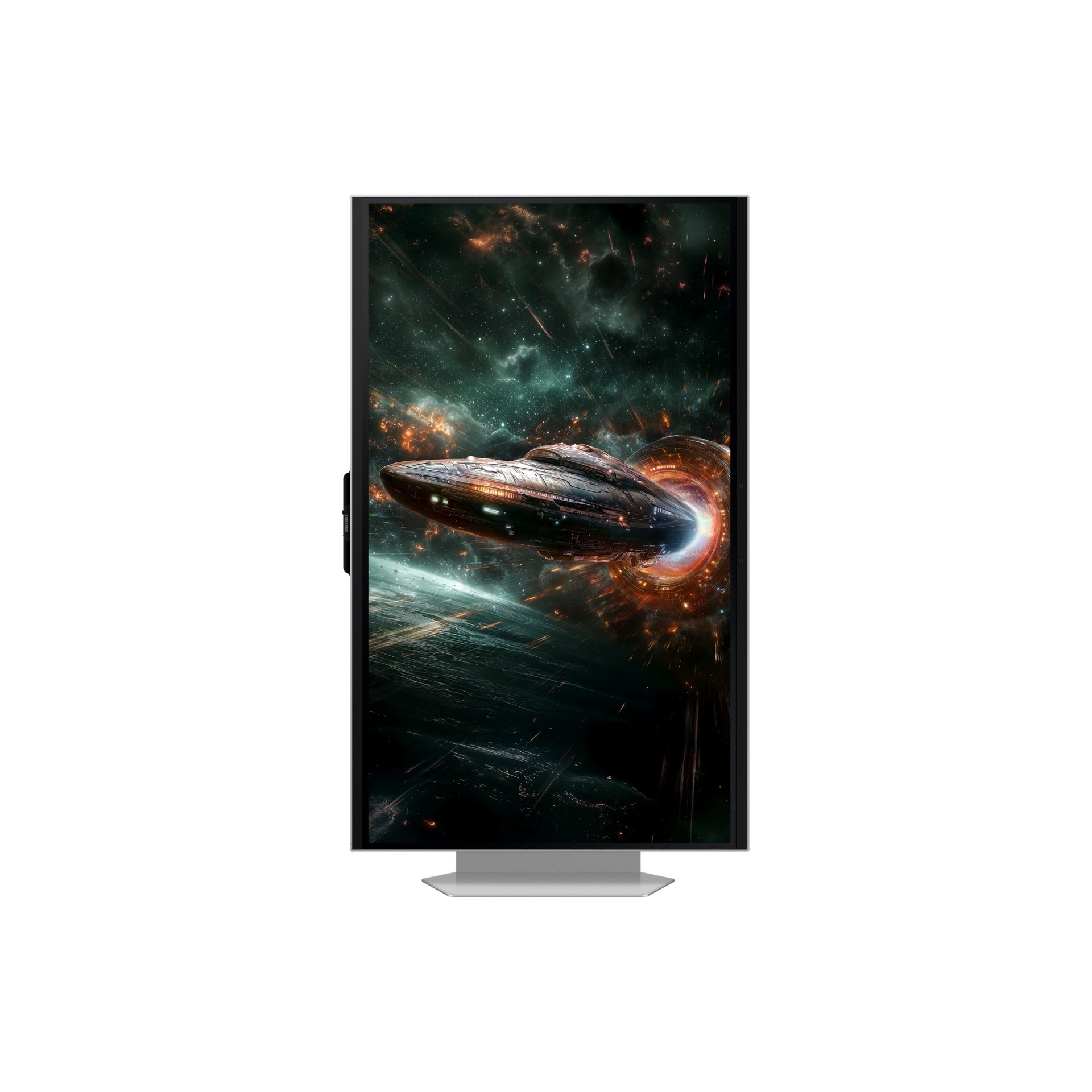 Moniteur Samsung Moniteur Smart Odyssey 3D G90XF Monito 27" 4K LED 165Hz - Rear (Back)