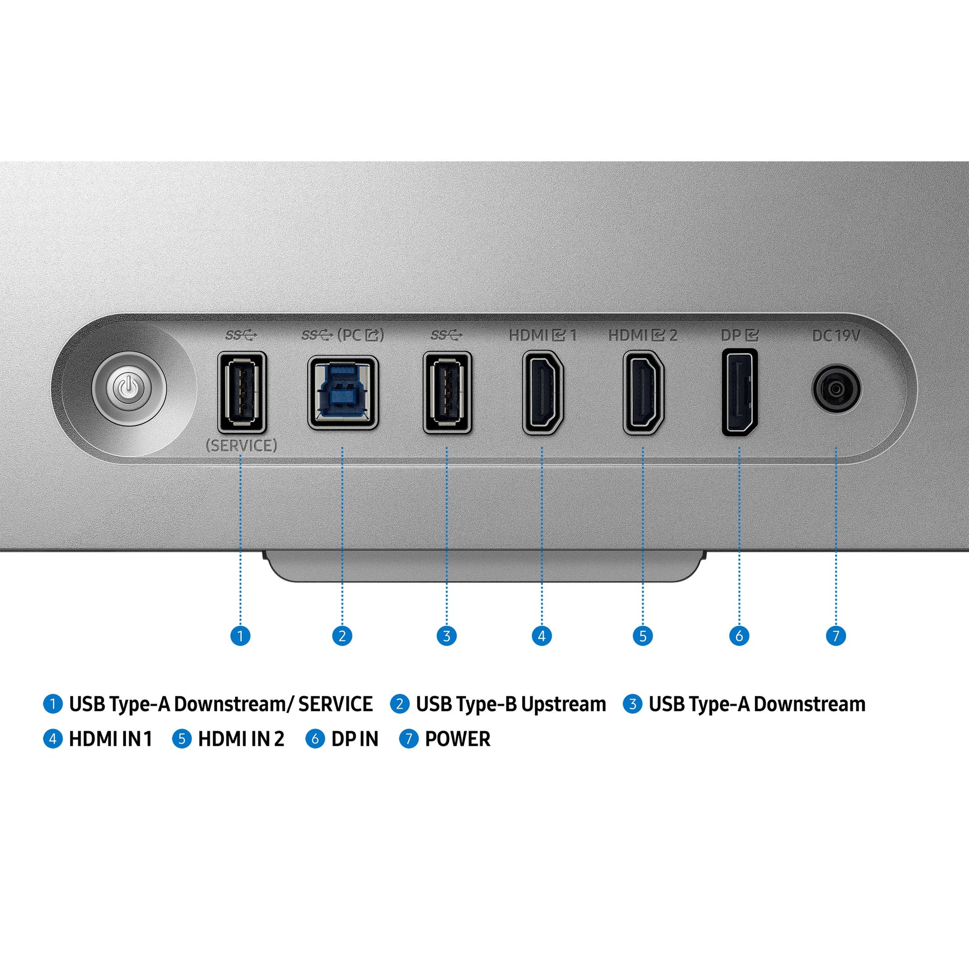Moniteur Samsung Smart Odyssey 3D G90XF Monito 27" UHD IPS 165Hz - Side
