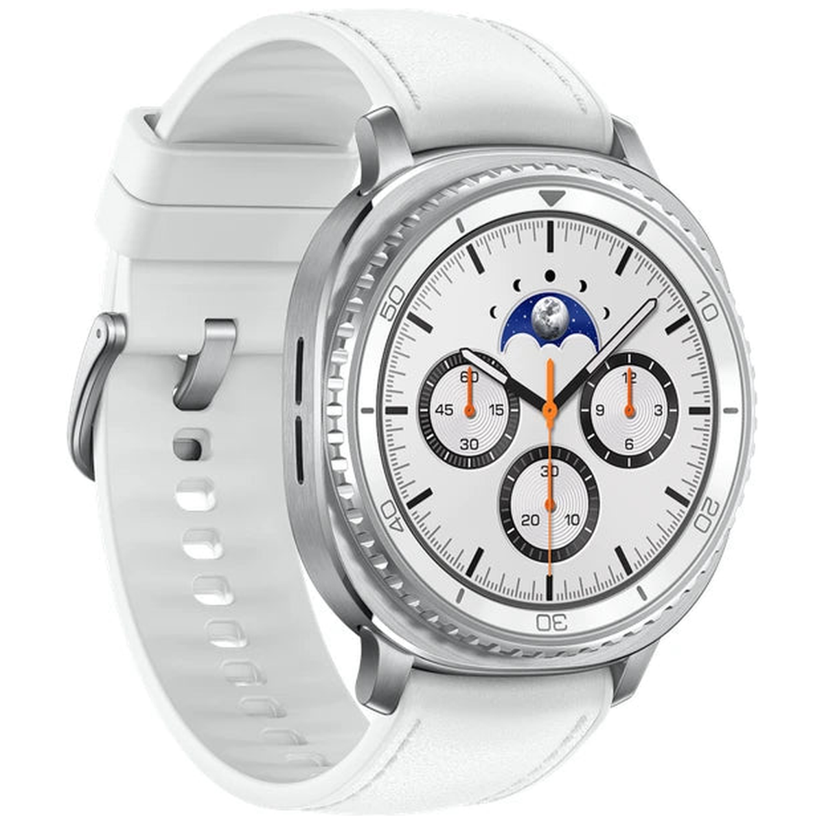 Montre Connectée Samsung Galaxy Watch8 Classic 46 mm Blanc Bluetooth - image officielle produit Maydan Maroc