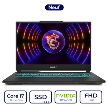 MSI CYBORG 15 A13VF 1474MA Intel Core i7 13ème Gen RTX 4060 8GB | Prix