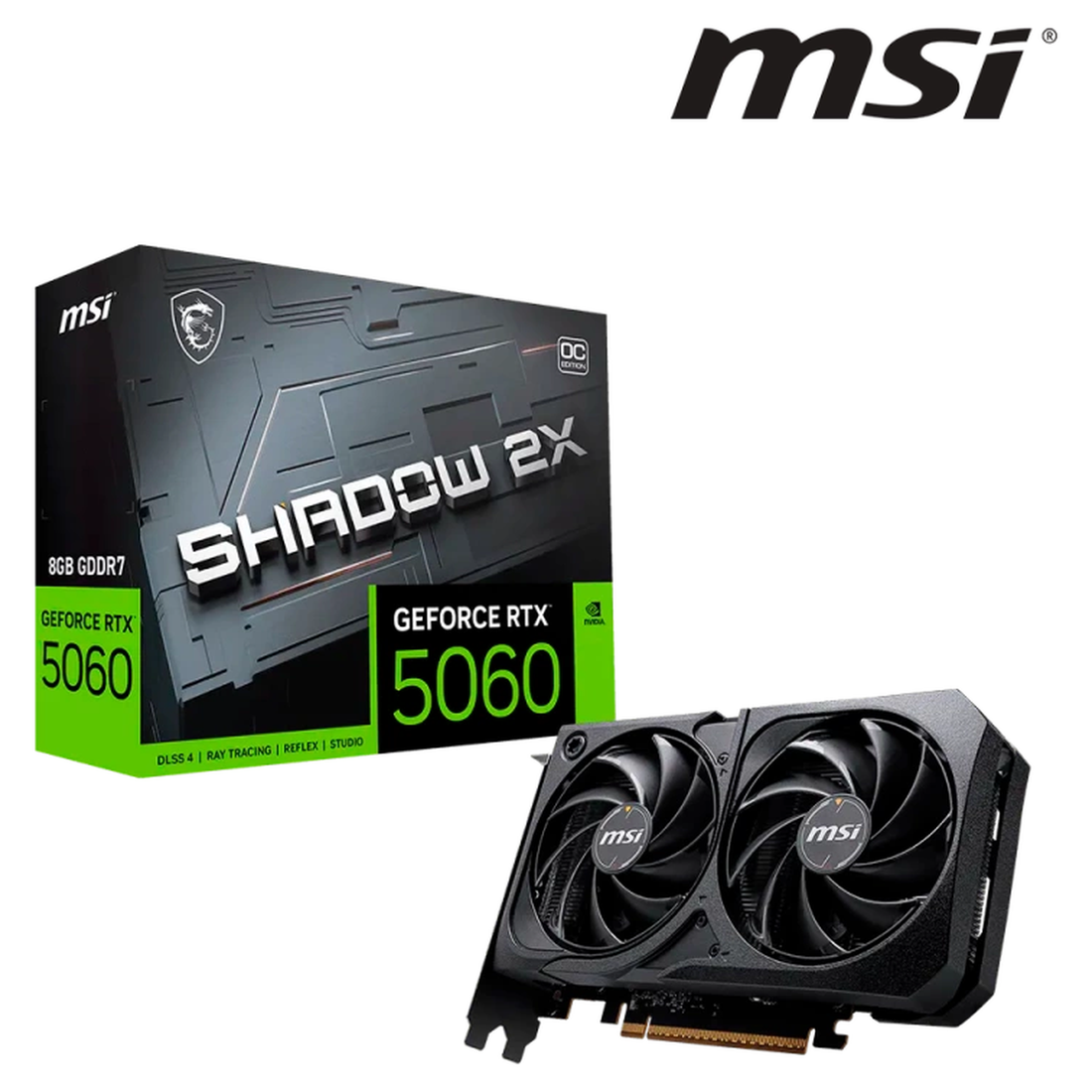 MSI GeForce RTX 5060 8G Shadow 2X OC BULK