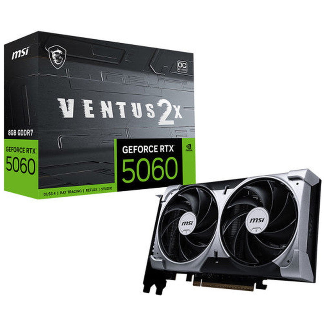 MSI GeForce RTX 5060 8Go GDDR7 VENTUS 2X OC